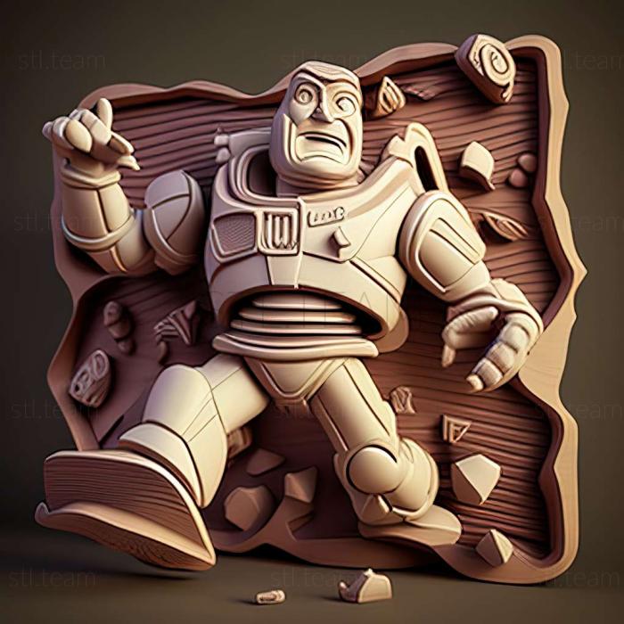 3D model Toy Story 2 Buzz Lightyear to the Rescue game (STL)